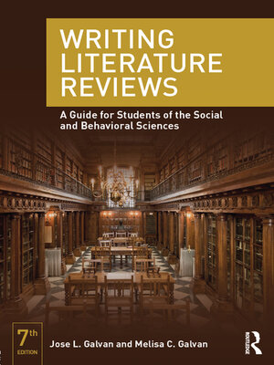 cover image of Writing Literature Reviews